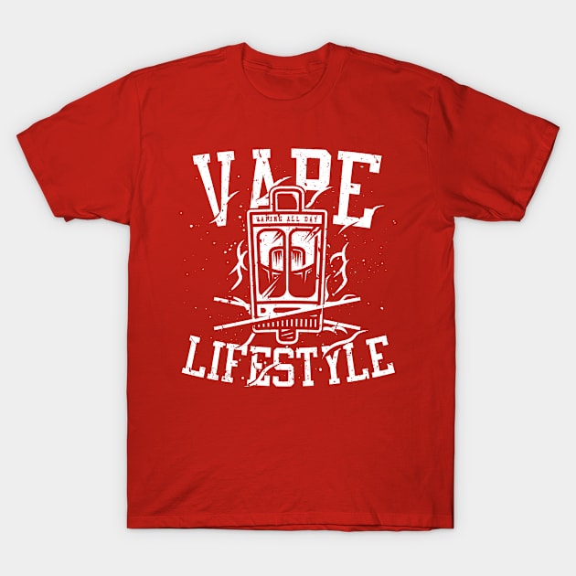 Vape Lifestyle T-Shirt by Rockartworks